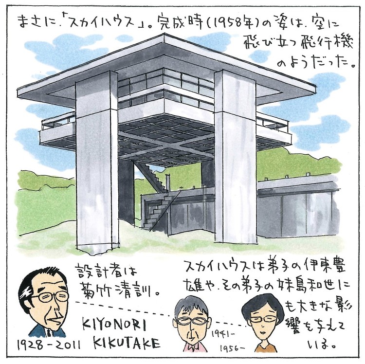 愛の名住宅図鑑17:”全員が対等”という菊竹清訓の家族観が生んだ「メタ...