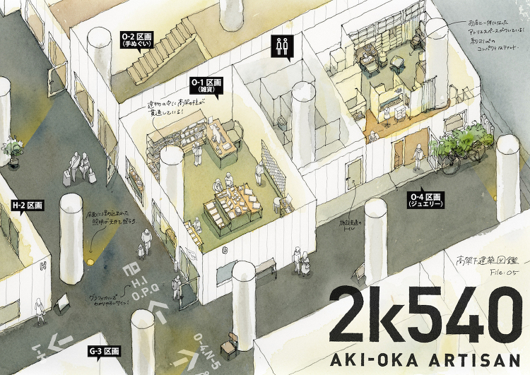 高架下建築図鑑05:平成の金字塔「2k540 AKI-OKA ARTI...