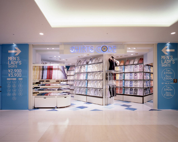 SHIRTS CODE イオンモリシア津田沼のデザイン内装施工事例|店...