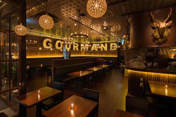 GOURMAND GRILL CAFEのデザイン内装施工事例 [銀座]...
