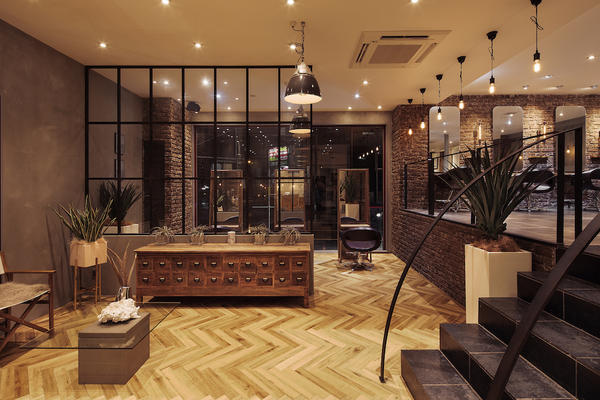 AUBE HAIR lapinのデザイン内装施工事例 [平岸]｜店舗デ...