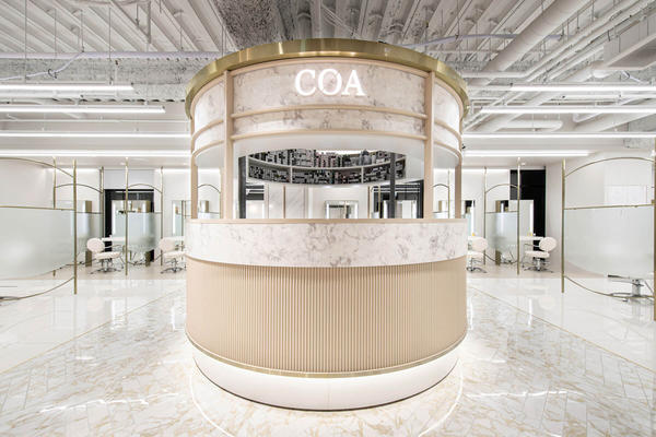 COA GINZA 美容室(ヘアサロン) [銀座] 店舗デザイン.CO...