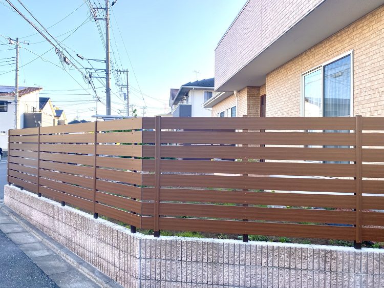 船橋市M様邸 フェンス リフォーム工事 - 株式会社グレイスガーデン