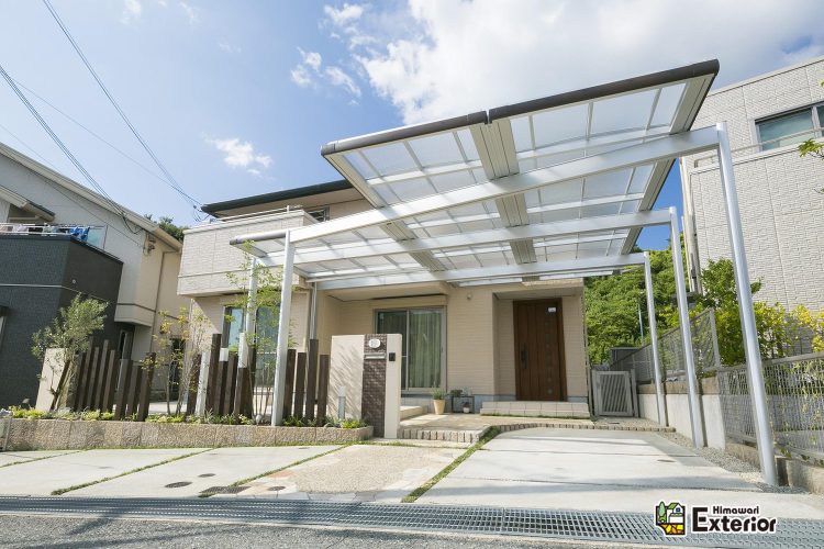 神戸市西区 開放感とプラーパシーを両立 セミクローズ外構へリフォーム♪...