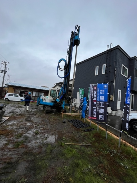 【会津若松市・新築注文住宅】「平屋の家」地盤改良工事 | 星工務店の星...
