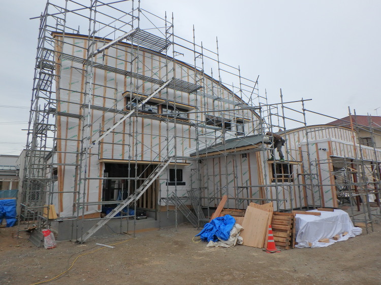 潮来地区交番 工事の進捗状況です。 吉田建築計画事務所のブログ