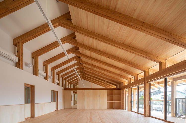 くすのき保育園が完成(木造準耐火建築物) 吉田建築計画事務所のブログ