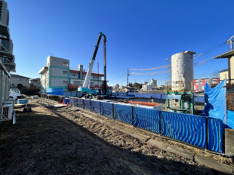 泉ヶ丘こども園(試験掘・試験杭) 吉田建築計画事務所のブログ