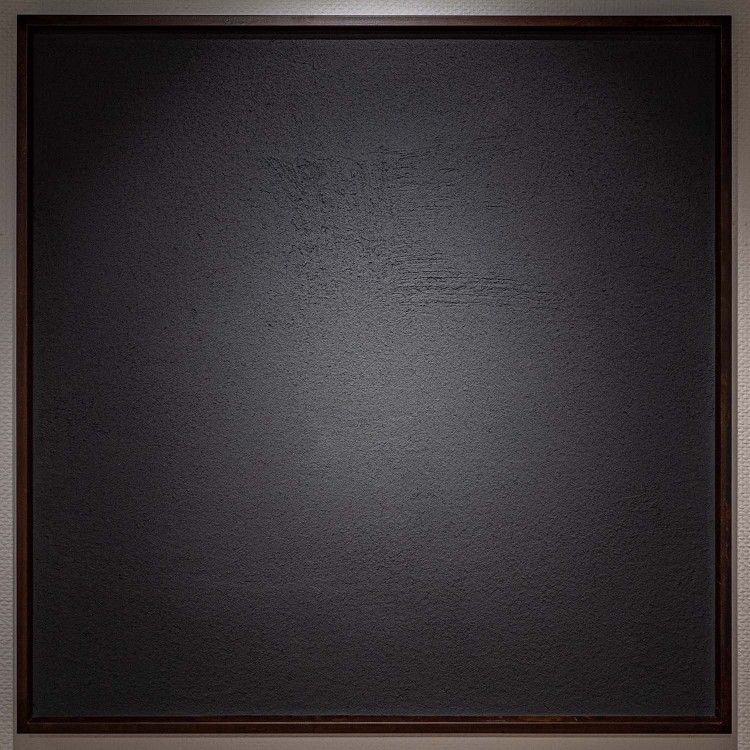 左官職人 久住有生(くすみ なおき)作品(額装)『黒』 - 左官株式会...