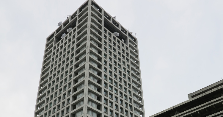 香川県庁舎 | 日本建築めぐり | 建築パース.com