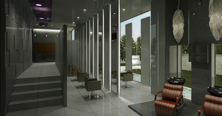 今月の一枚＜橋本隆弘 hair salon＞ | 建築パース.com