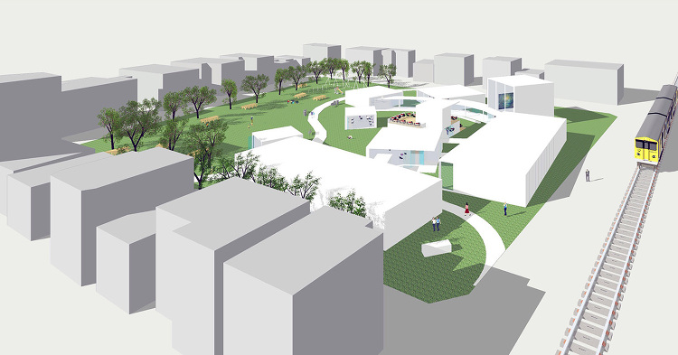 今月の一枚＜工学院大学 清水裕貴 世田谷区の赤松公園に建てられた図書館...