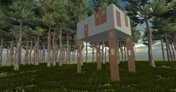 今月の一枚<武蔵野美術大学 鮫島慧 扉の家> | 建築パース.com