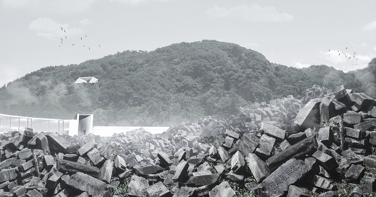 今月の一枚＜日本大学 中村圭佑 瓦礫の遺言＞ | 建築パース.com