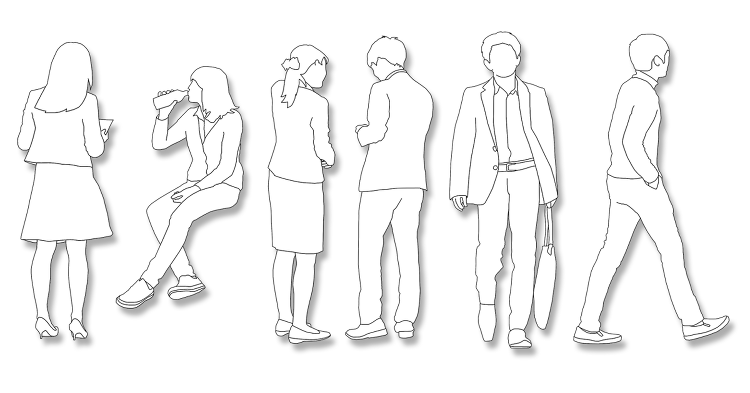 Vol.136 切り抜き人物(42) ライン ビジネス | 建築パース...