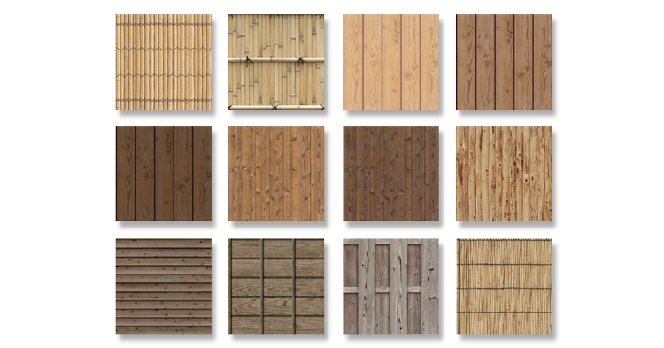 Vol.92 板塀のテクスチャ | 建築パース素材無料ダウンロード |...