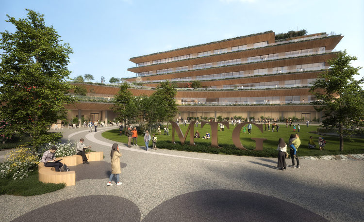 熱田MTG本社ビル | 隈研吾建築都市設計事務所
