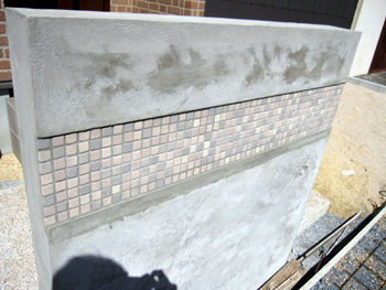 門柱のアートモザイクタイル! : 毎年受賞歴多数!外構専門店サコヤマエ...