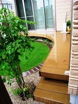 山口県 防府市 Y邸 TOEX 樹の木? 縁台デッキ : 毎年受賞歴多...