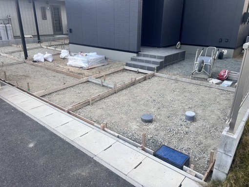 型枠入れ : 毎年受賞歴多数！外構専門店サコヤマエクステリアのブログ