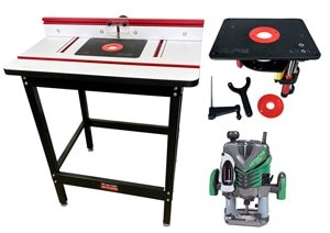 STaXTOOL ルーターテーブル＋HiKOKI 電子ルータ＆リフター...