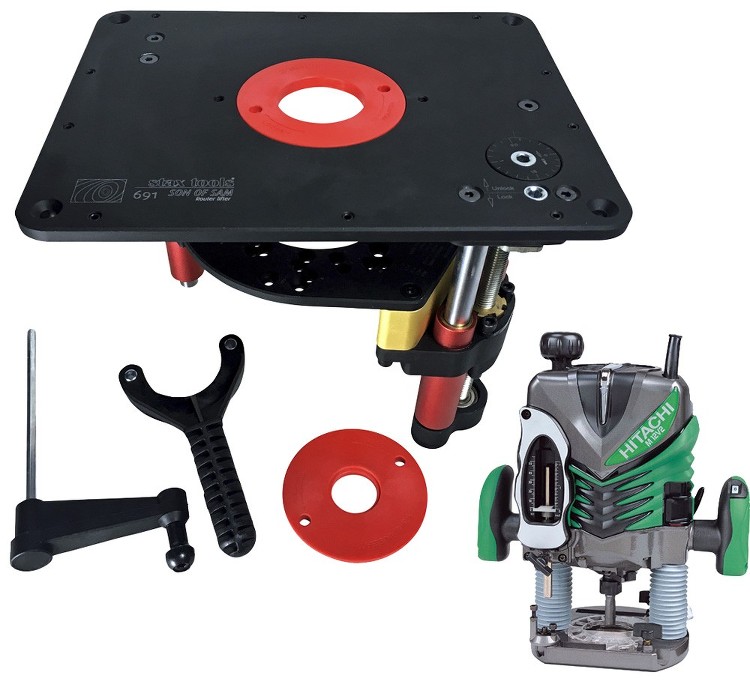 STaXTOOL ルーターリフター＋HiKOKI M12V2 電子ルー...