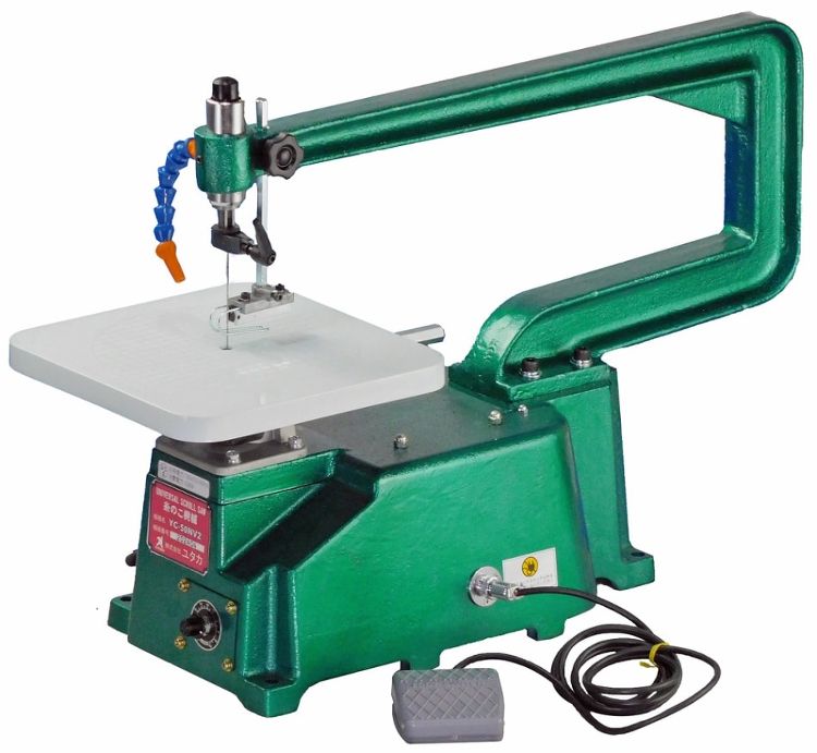 ユタカ 卓上木工糸のこ盤(変速、フトコロ500mm、固定アーム) YC...