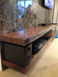 ウォールナット テレビボード用天板 | 納入実績紹介 | 無垢材 | ...