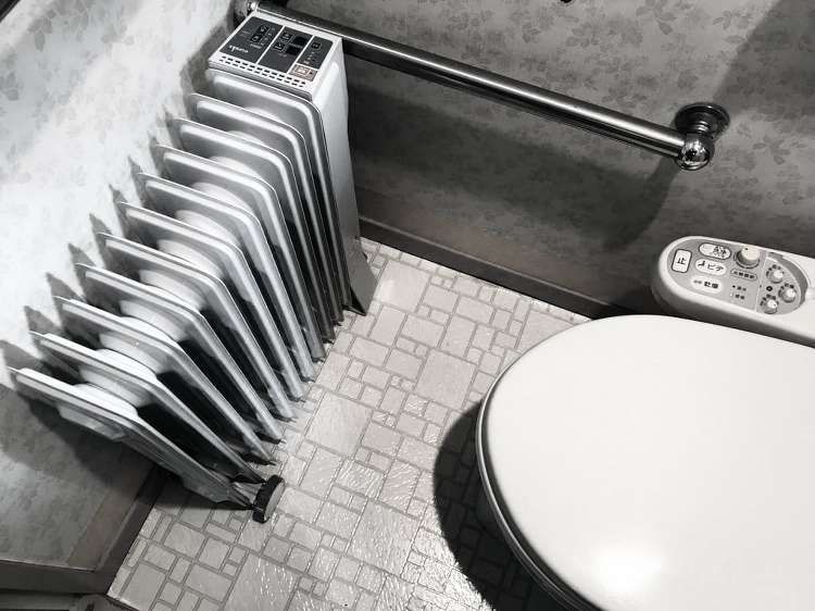 オイルヒーターの置場について（わが家の場合） P_kan｜庄司洋建築設...