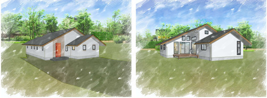 知多半島常滑市(愛知県)より注文住宅からお求めやすい平屋建て企画住宅の...