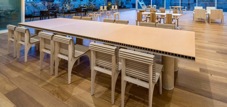 Square Papertube Table - Shigeru Ba...