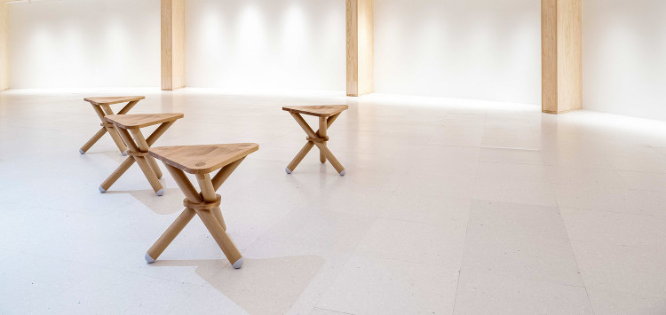 Triangle Papertube Stool - Shigeru ...