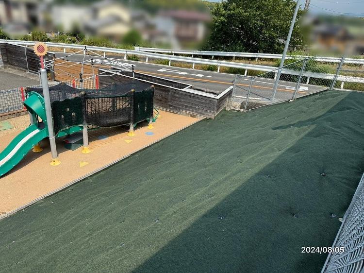 防草シート敷工事 完了いたしました!