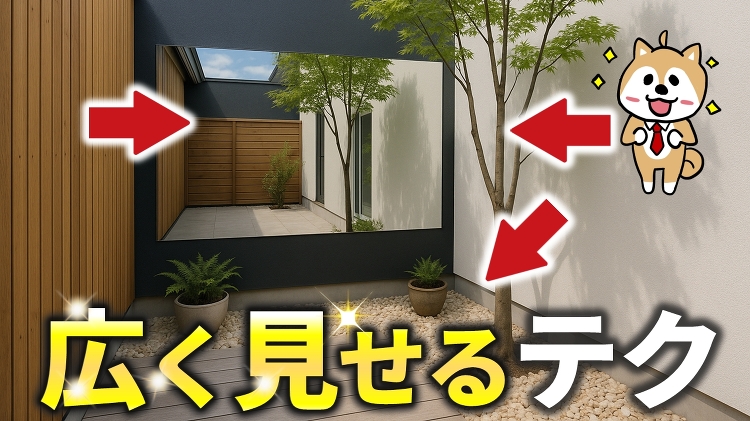 狭く暗い庭もコレで対策!広さを演出するテクニック【3選】|庭ファン