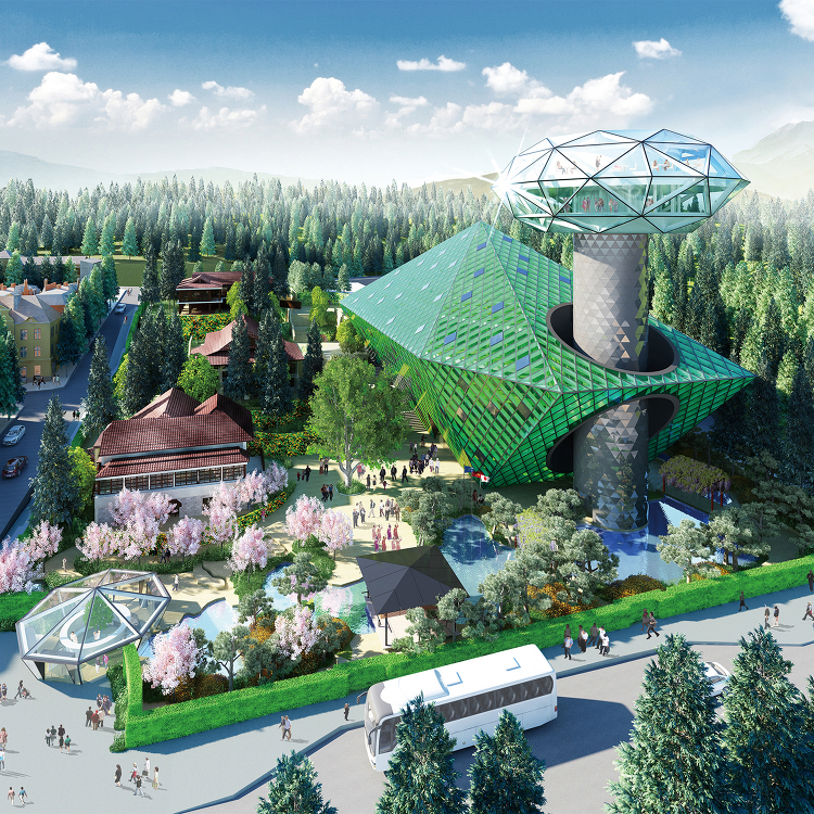 サパチャーミングガーデン | Project | 高松伸建築設計事務所