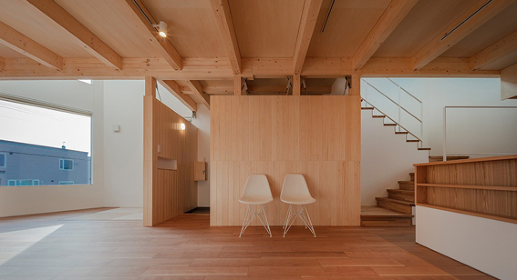 斜光のガレージハウス | 富谷洋介建築設計【北海道札幌の設計事務所|建...