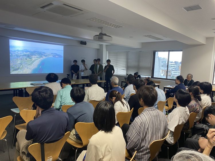 IUW（10大学合同ワークショップin七ヶ浜）の中間発表が行われました...