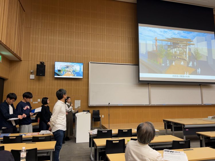 大学院生がIUW和歌山2024「木と水のまちづくり」の発表会とシンポジ...