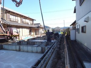 コンクリート打設 | アトリエルクス | 住宅・店舗・事業の建築設計デ...