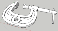 CC75シャコ万力 CADデータ(skp)|Free CAD Data...
