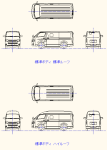 ハイエース4型 標準ボディ 点景・計画用 DXF | CAD-DATA...