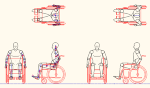 人物モデル化 単独車椅子用 JWW | CAD-DATA.com