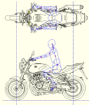 CB1300SF 2017マイナーチェンジ(平面、左側面) MPZ |...