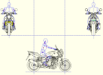 CB1300SF 2017マイナーチェンジ(右側面 正面 後面) JW...