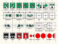 防災照明(誘導灯他) カラー版 MPZ | CAD-DATA.com