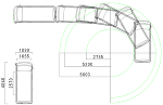 HIACE 回転軌跡2 | CAD-DATA.com