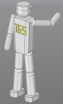 人間3Dモデル_165cm | CAD-DATA.com