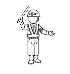 誘導員立面 | CAD-DATA.com