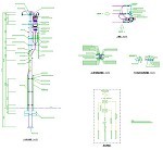 高圧引込装柱図No.3-A | CAD-DATA.com