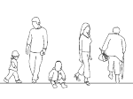 人物セット４ | CAD-DATA.com